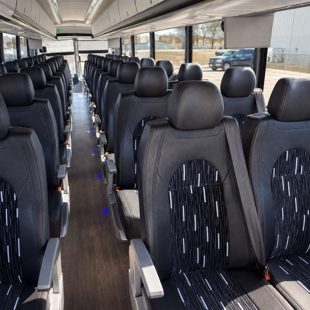 davie concert transportation onboard seating