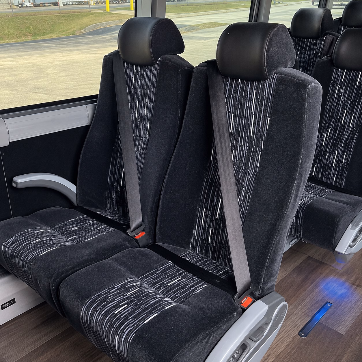 davie long distance transportation onboard seating
