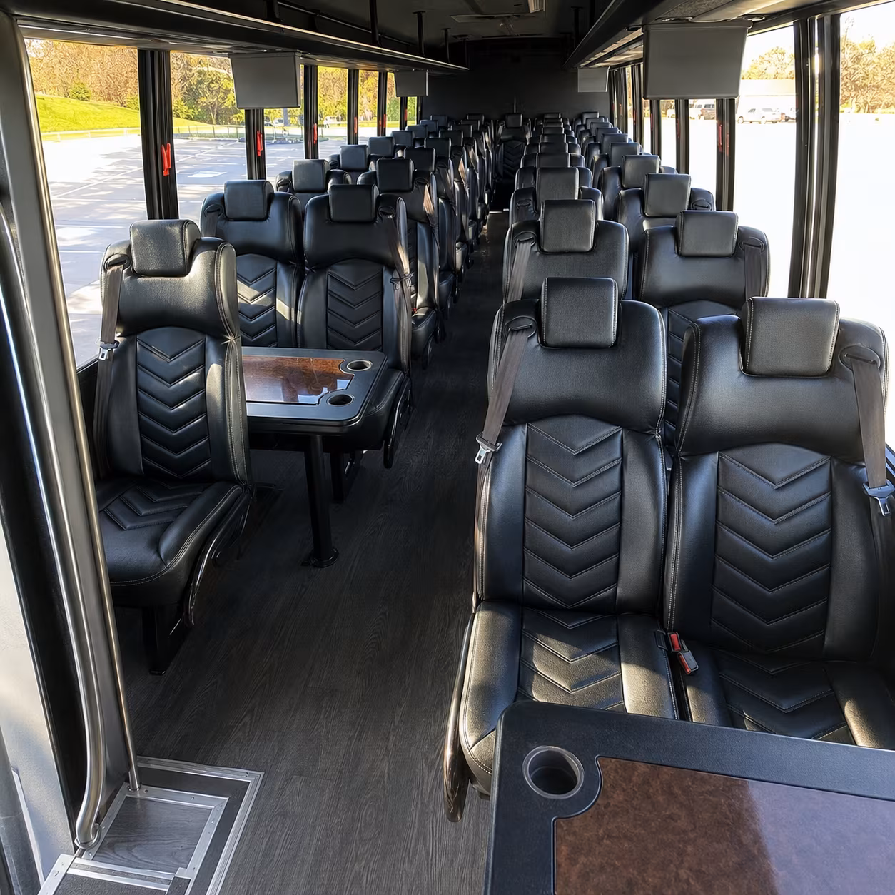 davie private event transportation onboard seating