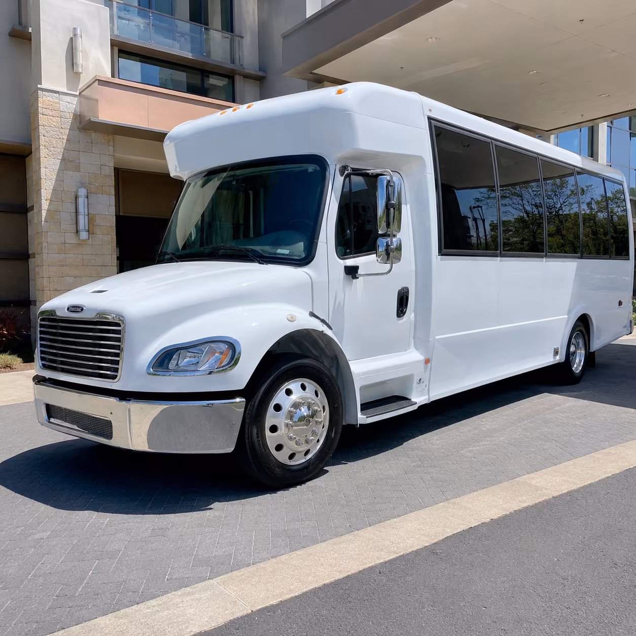 hollywood event transportation on a private charter bus
