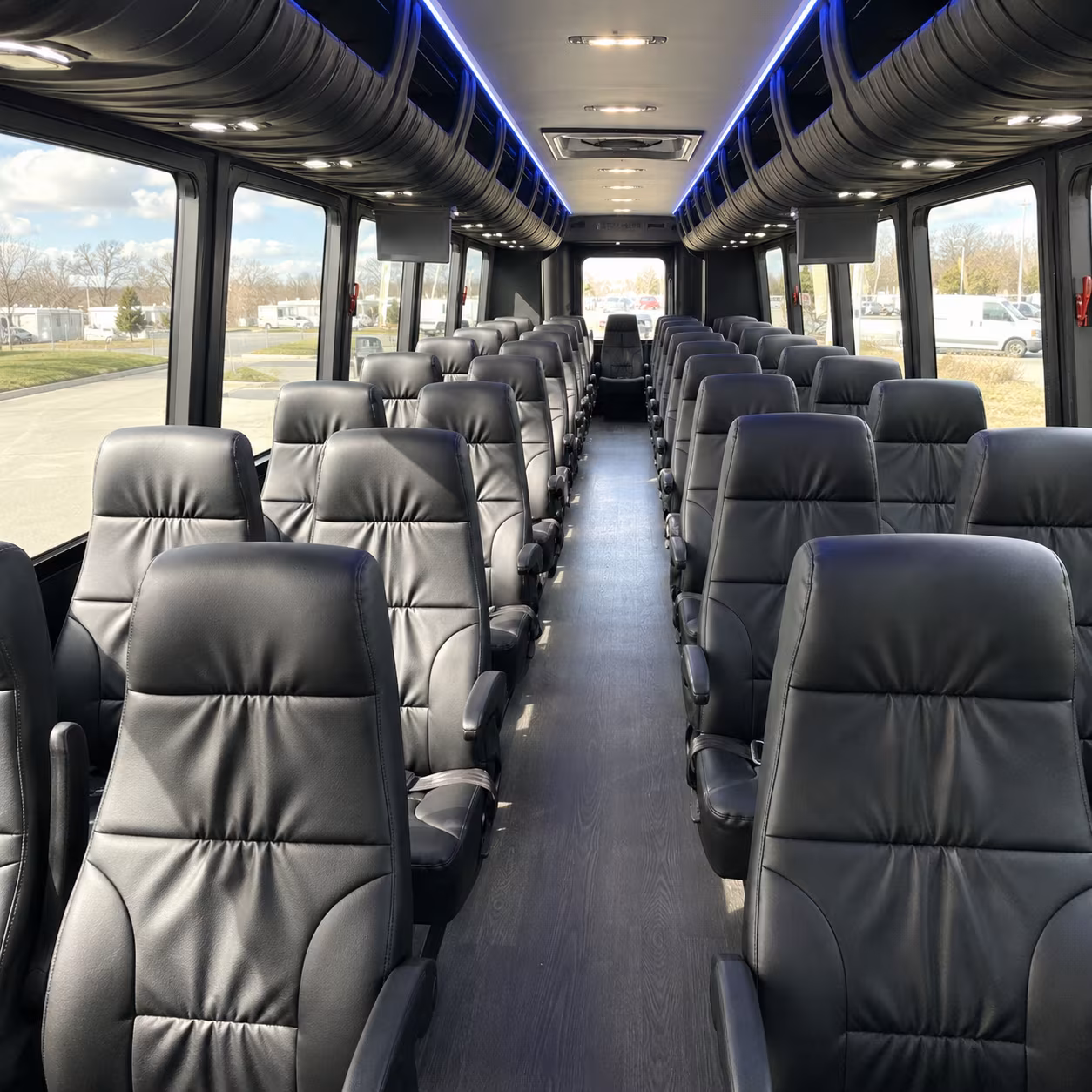 sunrise conference shuttles and corporate bus rentals in sunrise