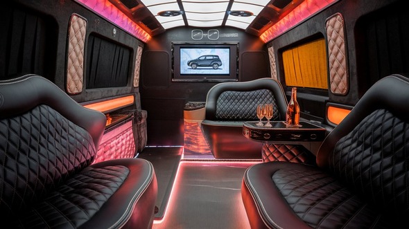 davie party bus rental inside